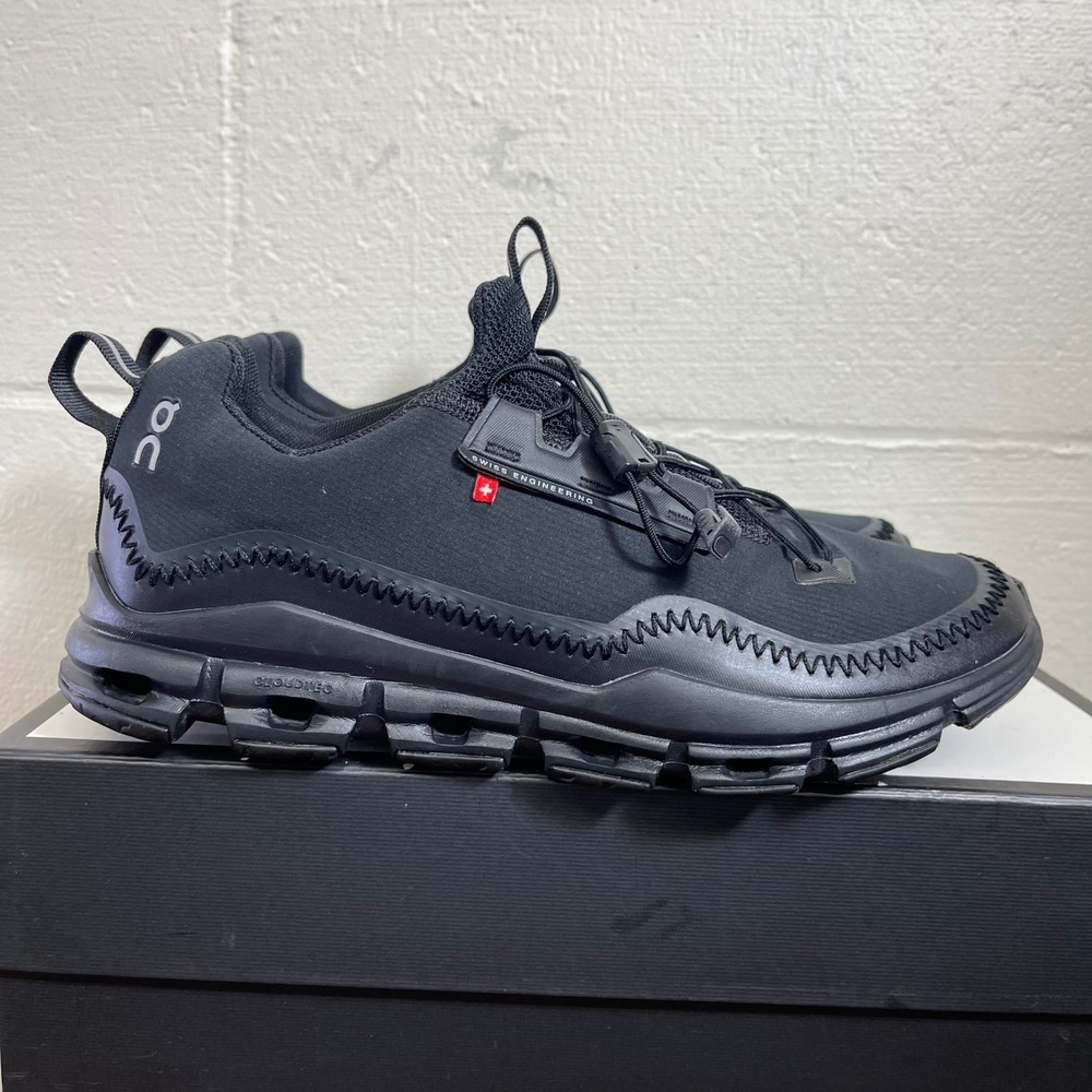 On Cloudaway All Black Swiss Engineering Running Shoes Sneakers Men's 11 US